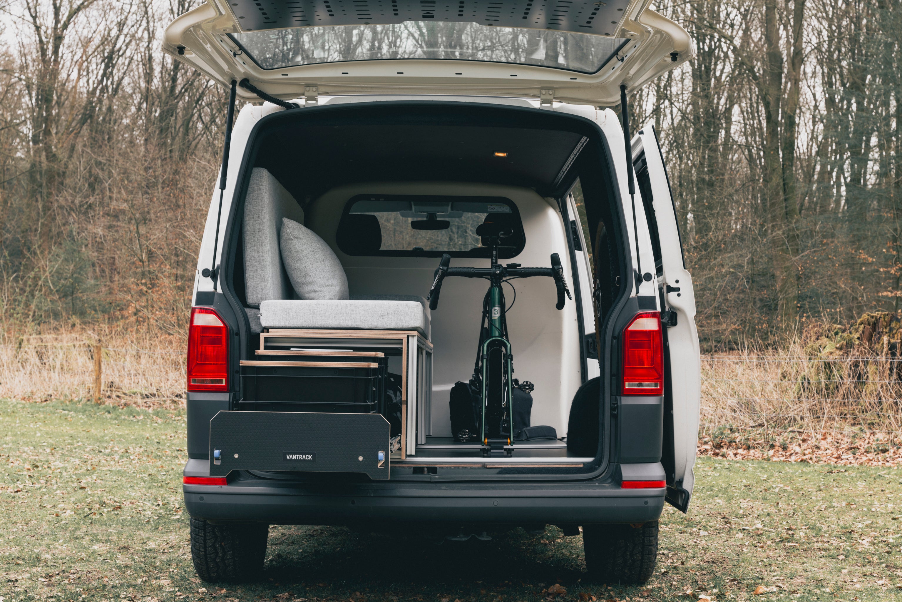 Bike bus, bike van, gravel bike.